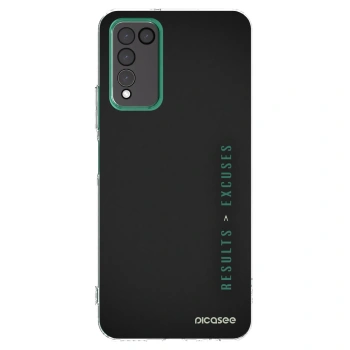 Picasee silikonový průhledný obal pro Honor 10X Lite - Results x Excuses