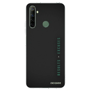 Picasee silikonový průhledný obal pro Realme 6i - Results x Excuses