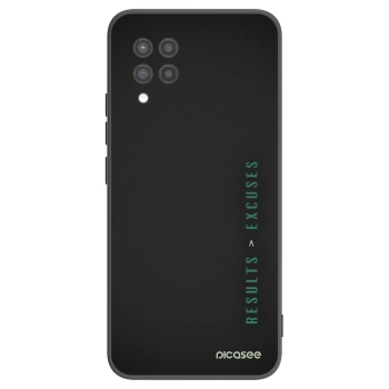 Picasee silikonový černý obal pro Samsung Galaxy A42 A426B - Results x Excuses
