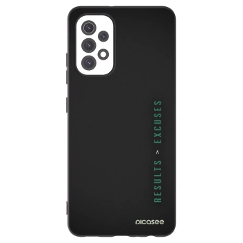 Picasee silikonový černý obal pro Samsung Galaxy A32 5G A326B - Results x Excuses