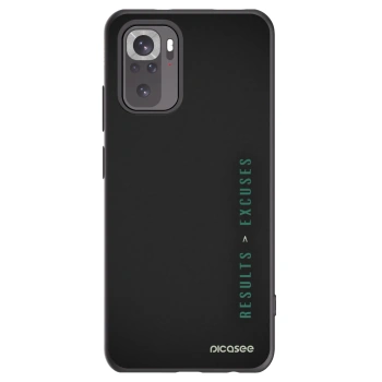 Picasee silikonový černý obal pro Xiaomi Redmi Note 10S - Results x Excuses