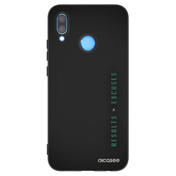 Picasee silikonový černý obal pro Huawei P20 Lite - Results x Excuses