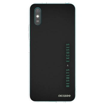 Picasee silikonový průhledný obal pro Xiaomi Redmi 9AT - Results x Excuses