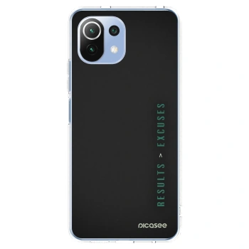 Picasee silikonový průhledný obal pro Xiaomi Mi 11 Lite - Results x Excuses