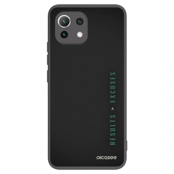 Picasee silikonový černý obal pro Xiaomi Mi 11 Lite - Results x Excuses