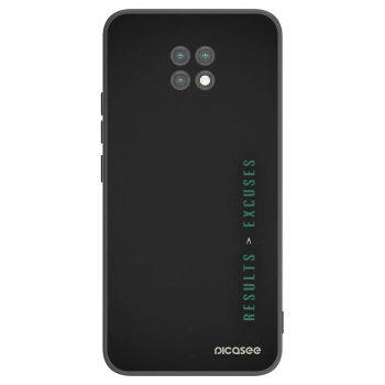 Picasee silikonový černý obal pro Xiaomi Redmi Note 9T - Results x Excuses
