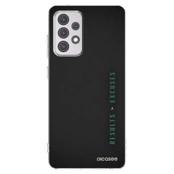 Picasee silikonový průhledný obal pro Samsung Galaxy A52s 5G A528B - Results x Excuses