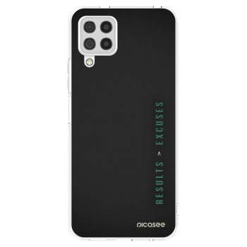 Picasee silikonový průhledný obal pro Samsung Galaxy A22 A225F 4G - Results x Excuses