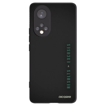 Picasee silikonový černý obal pro Honor 50 5G - Results x Excuses