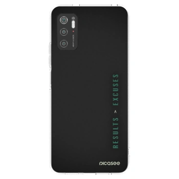 Picasee silikonový průhledný obal pro Xiaomi Poco M3 Pro 5G - Results x Excuses