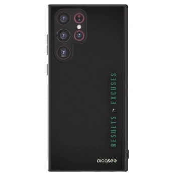 Picasee ULTIMATE CASE pro Samsung Galaxy S22 Ultra 5G - Results x Excuses