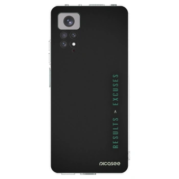 Picasee silikonový průhledný obal pro Xiaomi Redmi Note 11 - Results x Excuses