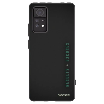 Picasee silikonový černý obal pro Xiaomi Redmi Note 11 Pro 5G - Results x Excuses