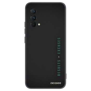 Picasee silikonový černý obal pro Realme GT Master Edition 5G - Results x Excuses