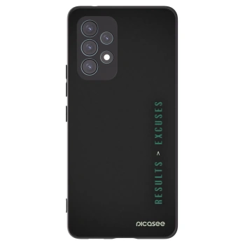 Picasee silikonový černý obal pro Samsung Galaxy A53 5G A536 - Results x Excuses