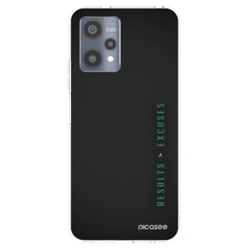 Picasee silikonový průhledný obal pro Realme 9 Pro 5G - Results x Excuses