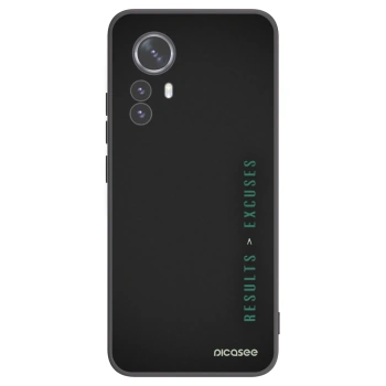 Picasee silikonový černý obal pro Xiaomi 12 Pro - Results x Excuses