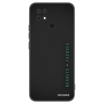 Picasee silikonový černý obal pro Xiaomi Redmi 10C - Results x Excuses