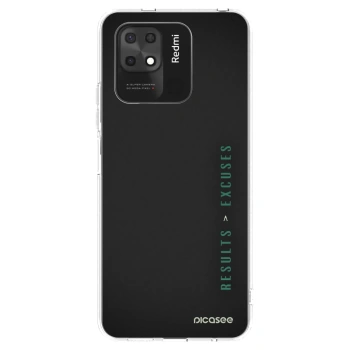 Picasee silikonový průhledný obal pro Xiaomi Redmi 10C - Results x Excuses