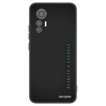 Picasee silikonový černý obal pro Xiaomi 12 Lite - Results x Excuses