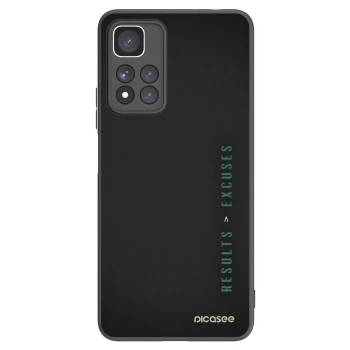 Picasee silikonový černý obal pro Xiaomi Redmi Note 11 Pro+ 5G - Results x Excuses