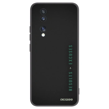 Picasee silikonový černý obal pro Honor 70 - Results x Excuses