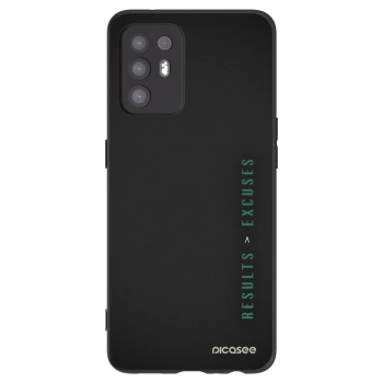 Picasee silikonový černý obal pro OPPO A94 5G - Results x Excuses