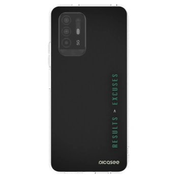 Picasee silikonový průhledný obal pro OPPO A94 5G - Results x Excuses
