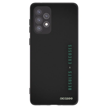 Picasee silikonový černý obal pro Samsung Galaxy A73 5G - Results x Excuses