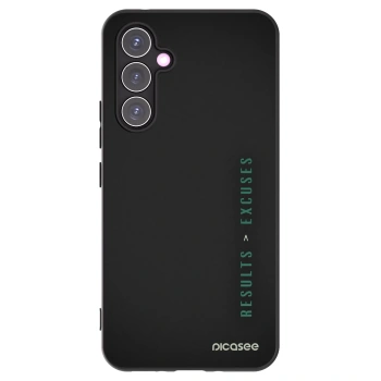 Picasee silikonový černý obal pro Samsung Galaxy A54 5G A546B - Results x Excuses
