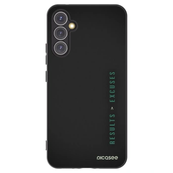 Picasee silikonový černý obal pro Samsung Galaxy A34 5G A346B - Results x Excuses