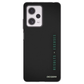Picasee silikonový černý obal pro Xiaomi Redmi Note 12 Pro+ 5G - Results x Excuses