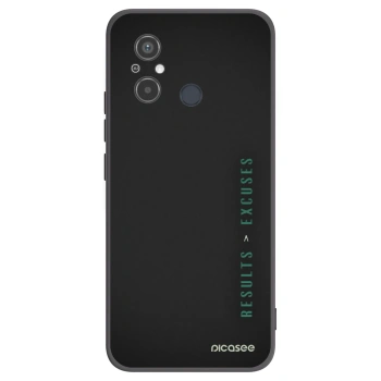Picasee silikonový černý obal pro Xiaomi Redmi 12C - Results x Excuses