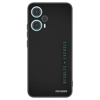 Picasee silikonový černý obal pro Xiaomi Poco F5 - Results x Excuses