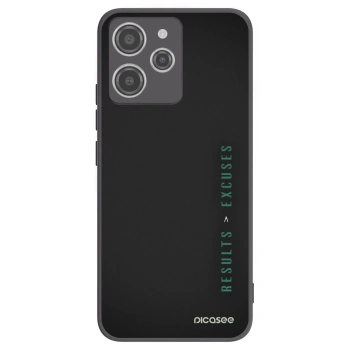 Picasee silikonový černý obal pro Xiaomi Redmi 12 4G - Results x Excuses