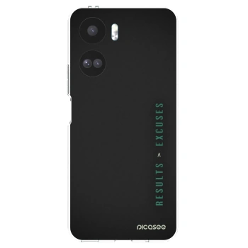 Picasee silikonový průhledný obal pro Honor 90 Lite 5G - Results x Excuses