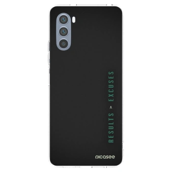 Picasee silikonový průhledný obal pro Motorola Moto G62 - Results x Excuses