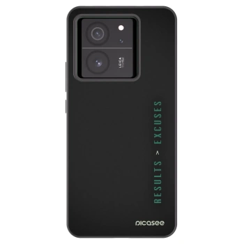 Picasee silikonový černý obal pro Xiaomi 13T - Results x Excuses