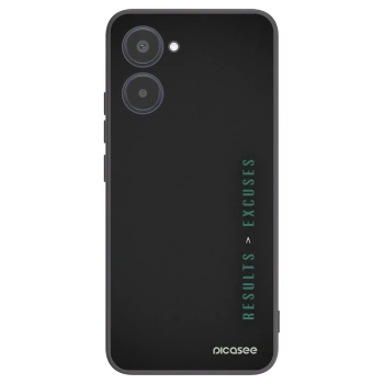 Picasee silikonový černý obal pro Realme 10 4G - Results x Excuses