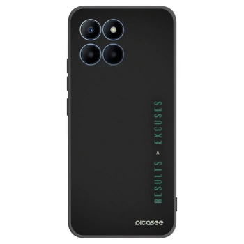 Picasee silikonový černý obal pro Honor 70 Lite - Results x Excuses