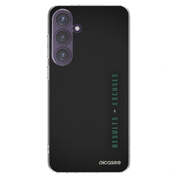 Picasee silikonový průhledný obal pro Samsung Galaxy S24+ S926B 5G - Results x Excuses