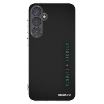 Picasee silikonový průhledný obal pro Samsung Galaxy S23 FE S711B - Results x Excuses