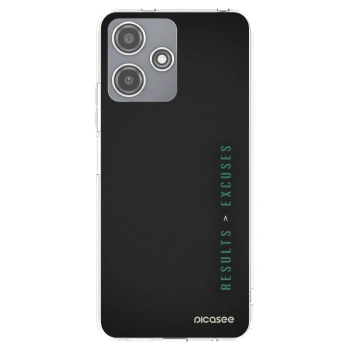 Picasee silikonový průhledný obal pro Xiaomi Redmi 12 5G - Results x Excuses