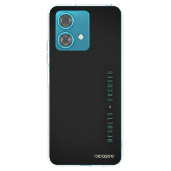 Picasee silikonový průhledný obal pro Motorola Edge 40 Neo - Results x Excuses