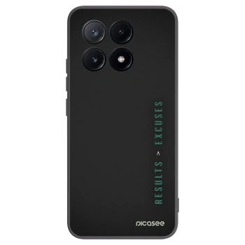 Picasee silikonový černý obal pro Xiaomi Poco X6 Pro - Results x Excuses