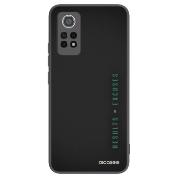 Picasee silikonový černý obal pro Xiaomi Redmi Note 12 Pro 4G - Results x Excuses