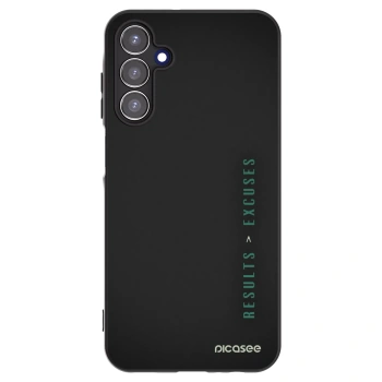 Picasee silikonový černý obal pro Samsung Galaxy A15 A155F 4G - Results x Excuses
