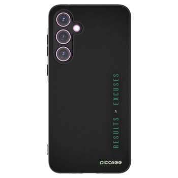 Picasee silikonový černý obal pro Samsung Galaxy A35 5G A356B - Results x Excuses
