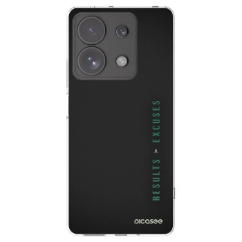 Picasee silikonový průhledný obal pro Xiaomi Redmi Note 13 Pro 4G - Results x Excuses