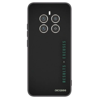 Picasee silikonový černý obal pro Realme 12 Pro 5G - Results x Excuses